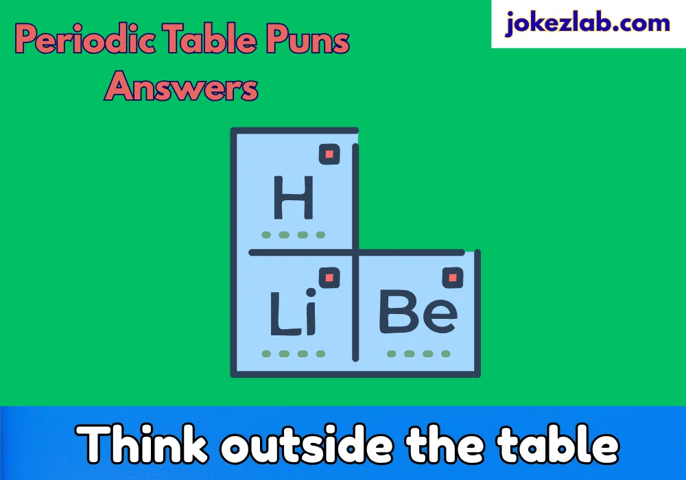 Periodic Table Puns Answers