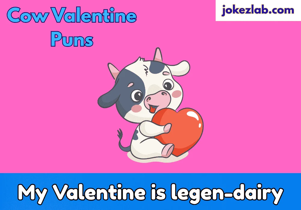 Cow Valentine Puns Captions