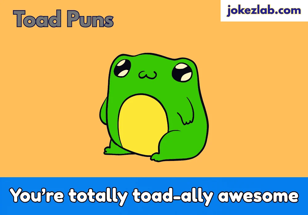 Cute Toad Puns