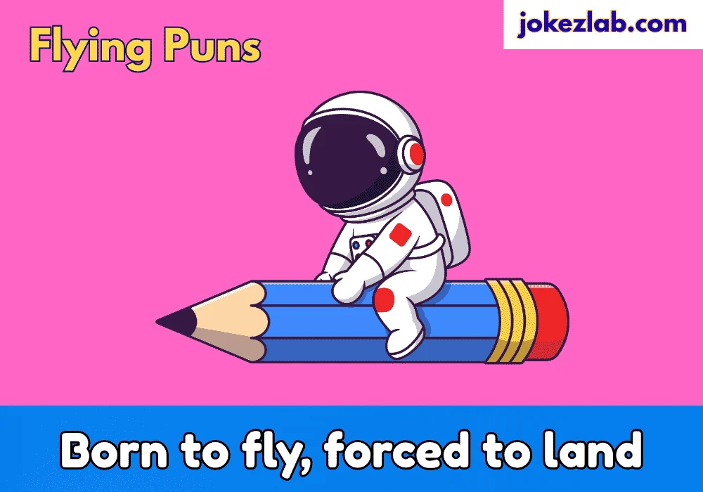 Flying Puns Captions