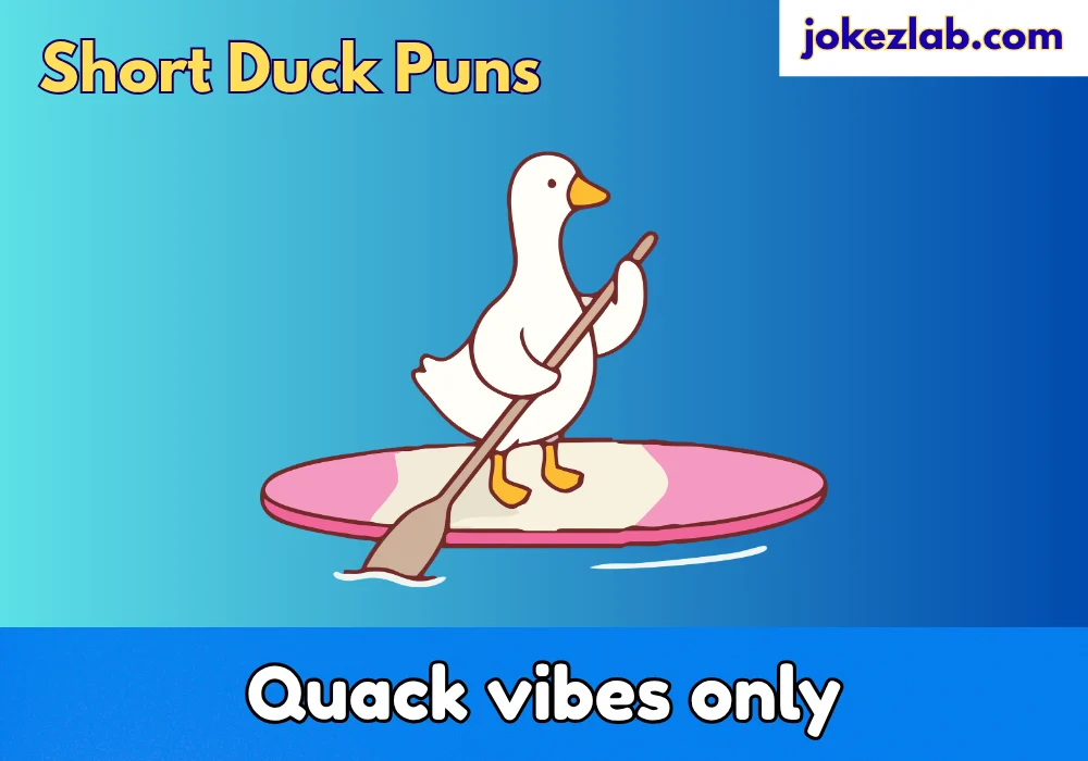 Short Duck Puns Captions